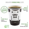 Restaurantware 4 Ounce Paper Coffee Cups 25 Monsieur Design Disposable