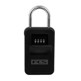 FCS KeyLock – Black | Designed for Security, Durability, & Easy Access, Ideal for Locking Up Keys at The Beach, Surf Trips & Outdoor Adventures