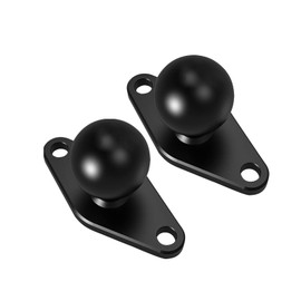 1 Zoll Kugelkopf Verbindungsstange Diamant Basis Kugelkopf Gimbal Hohl Kugelkopf Adapter/Telefon halterungen Zubehör, GPS-Kugelkopfsystem Kompatibel mit RAM Mount Halterungen (2St. SZZS-R4)