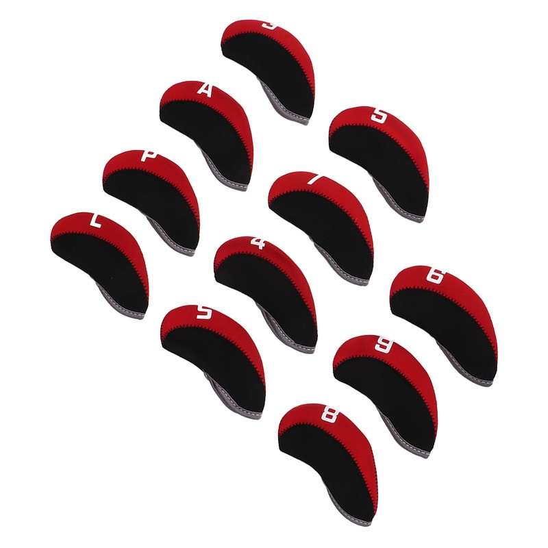 11PCS Golf Club Headcover Set Neoprene Numbered Golf Club Head