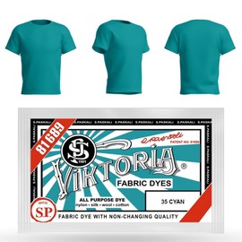 HOPS Viktoria Textile Paint (59 Colors, 10g), Machine Washable - Fabric Dye, Textile Dye, Clothing Dyeing for Cotton, Linen, Silk, Wool, Viscose, Nylon, Satin, Wood, Plastic