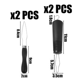 4 Stücke Button Wear Tool, Dressinghilfen, Schnellknopf -Puller, Kleidungszubehör.