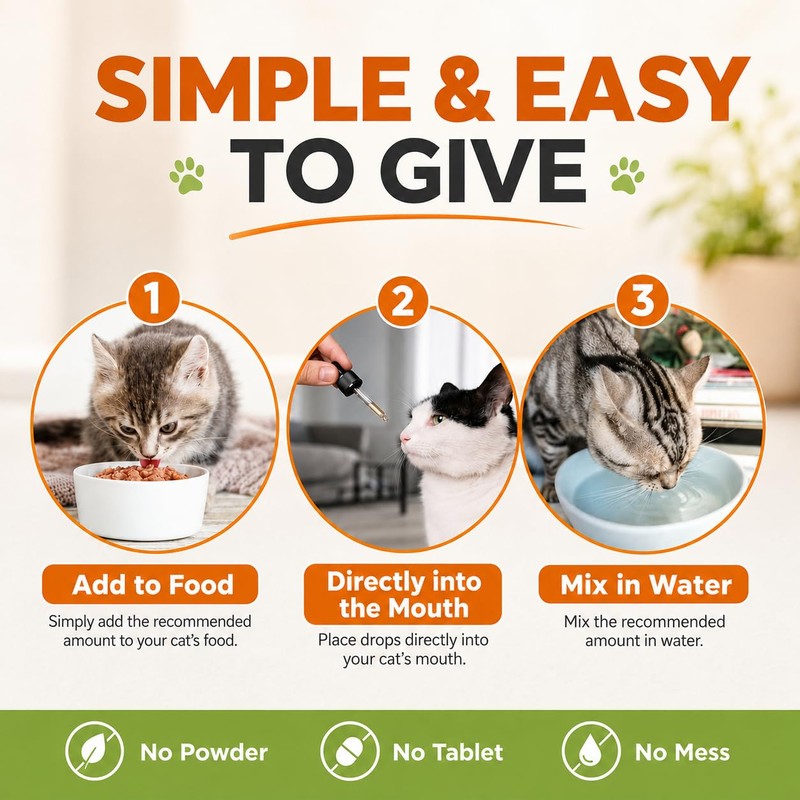 Worm Wood Natural Gut Support for Cats | Herbal Blend