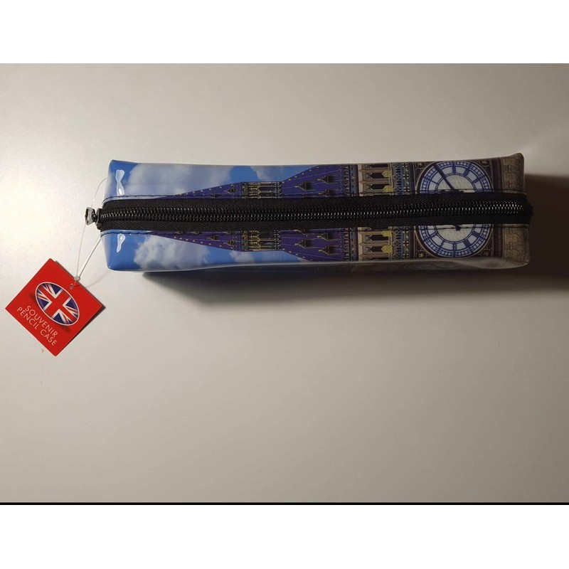 Big Ben Rectangular PVC Pencil Case - Elizabeth Tower British