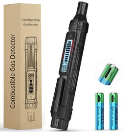 2 in 1 Gas Leak Detector, KeenWise Natural Gas Leak Detector with Audible & Visual Alarm, Portable Gas Detector for Home Natural Gas, Methane, Propane and Combustible Gases GD15C