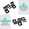 100 Pcs Composite Decking Clips, Btstil Fastener Board Clip Composite