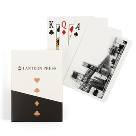 Lantern Press Vancouver, Washington, View of The Pacific HWY Bridge Going Towards Portland, OR (52 Playing Cards, Poker Size Card Deck with Jokers)