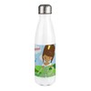 CreaDesign, Children's Stainless Steel Drinking Bottle, Princess, White, Thermal Flask,