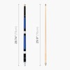 Jonny 8 Ball Hardwood 4 Piece Adjustable Snooker Pool Cue