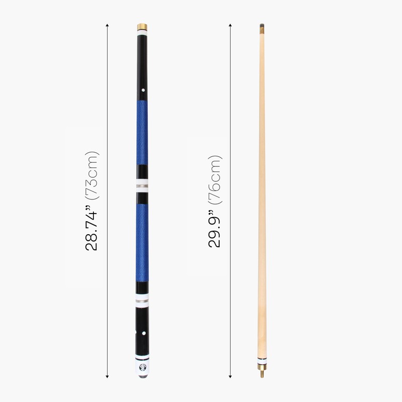 Jonny 8 Ball Hardwood 4 Piece Adjustable Snooker Pool Cue