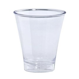 EcoQuality 5 oz Clear Double Plastic Shot Glass – Disposable, Durable and Reusable Cups for Cocktail Tastings, Party Drinks, Weddings, Bars, Catering, and Special Events (120)