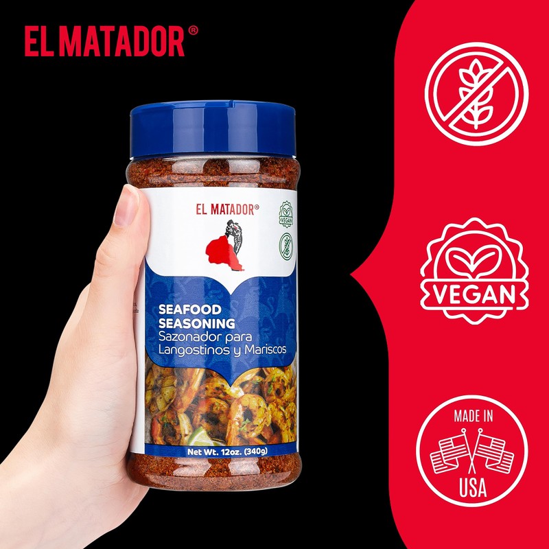 El Matador Seafood Seasoning 12 oz.