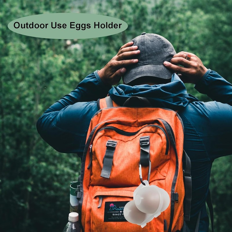 Eggs Storage Box with D Buckle Plastic Egg Storage Travel