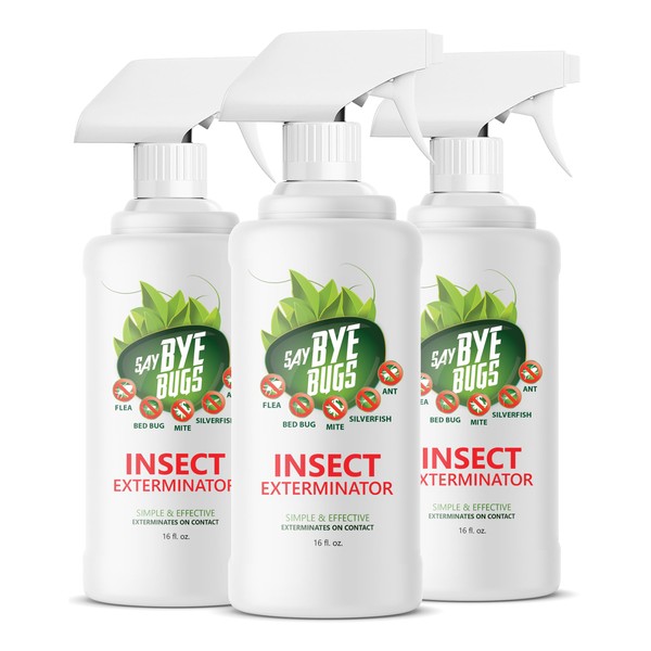 Say Bye Bugs Insect Exterminator - a Non-Toxic, Kill on
