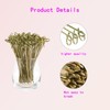 200 PCS Bamboo Knot Skewers for Apizers and Drinks, 4.7