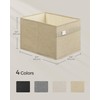 SONGMICS Storage Baskets, Set of 4 Extra Large Storage Bins