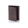 Stealth Mode Leather Trifold RFID Wallet For Men With Flip