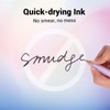 WRITECH Retractable Gel Ink Pens: 0.5mm Black-Ink Switch Between Silent
