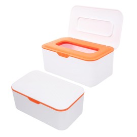LABRIMP Rectangular Napkin Holder Tissue Box Cover 2pcs Luxury Wipes Dispenser for Office Living Room
