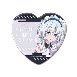 SYNC INNOVATION TV Anime Liar Shirayuki Himeji Heart Shaped Can Badge B