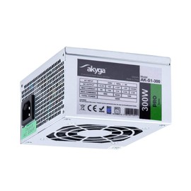 AKYGA AK-S1-300 SFX Power Supply for PC 300W PPFC P4 2X SATA 2X Molex 12 cm Fan