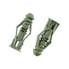 # 12 (3/8" Hole) Plastic Triple Grip Anchors (Pack of 12)