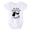 Mother’s Day Baby Bodysuit Outfits Short Sleeve Rompers Boys Girls