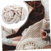 KONTONTY 1Pc Comfortable Coarse Wool Chenille Knitting Yarn Soft Blanket