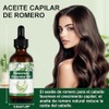 2PCS Aceite de Romero 60ml Cuidado Cabello Cejas Pestañas Barba
