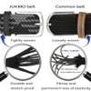 JUKMO Elastic Braided Belt, Stretch Woven Belt in Gift Box