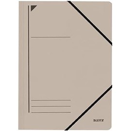 Leitz Elasticated Folder A4 Filling capacity: 300 sheets, mainly Cardboard-Grey