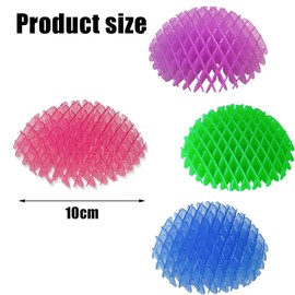 4 PCS Fidget Worm, Flexi Worm, Worry Worm, Worm Fidget Toy for Adults and Kids,Funny Stretchy Sensory Stress Toys,Resistance Fidget Toy,Anxiety Stress Relief Toys (Purple green pink blue)