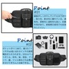 IDEASHOW 2-Way Waist Bag, Multi-functional Waist Pouch, Storage Capacity, Body