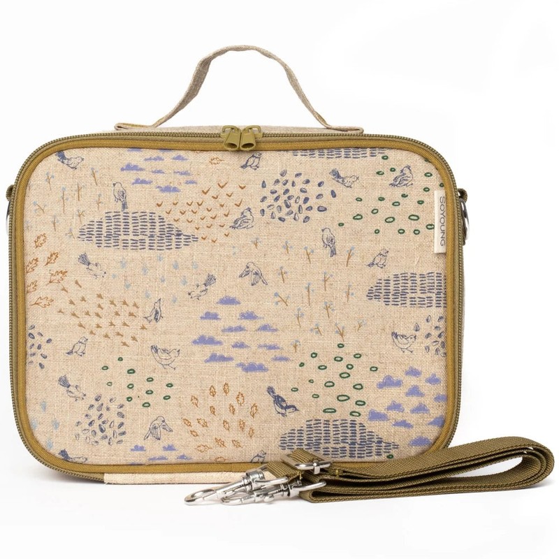 SoYoung Insulated Lunch Box - Toxin Free Lining, Washable Linen