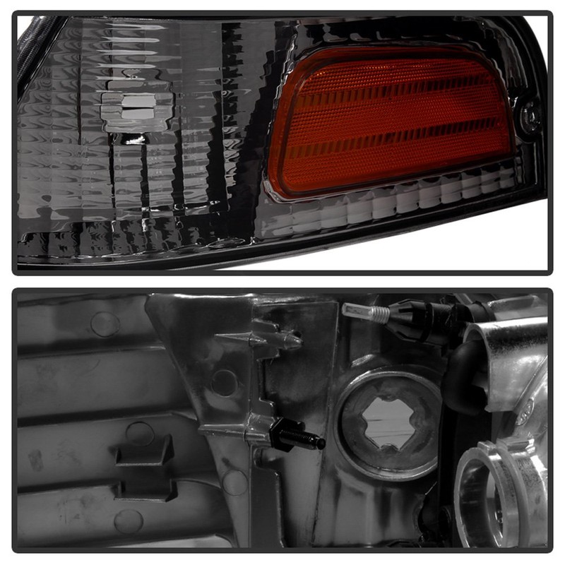 ACANII - For 1998-2011 Ford Crown Victoria Smoked Lens 4pcs