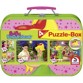 SCHMIDT SPIELE 100x2 El. + 60x2 El. w walizce - Bibi Blocksberg [PUZZLE]