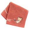Rilakkuma Towel Handkerchief, Relax 1 (Red) Women's Towel, Hand Towel,
