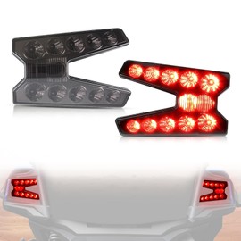 XATVXUTV LED Tail Light for Kawasaki Teryx KRX 1000 20-25, Waterproof Rear Taillights Smoked Black Brake Stop Signal Lamps for Teryx KRX 4 1000 2023-2025 Accessories (Replace #23024-0005, 2PCS)