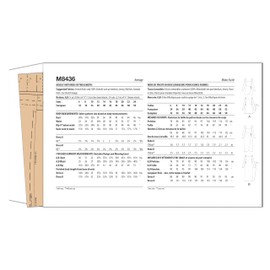 McCall's Misses Knit Wrap Dress in Two Lengths Sewing Pattern Kit by Brandi Joan, Design Code M8436, Sizes 16-18-20-22-24