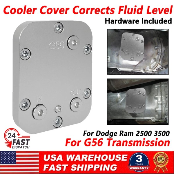 Cruisenest For Dodge RAM PICKUP G56 Transmission Cooler Cover Corrects