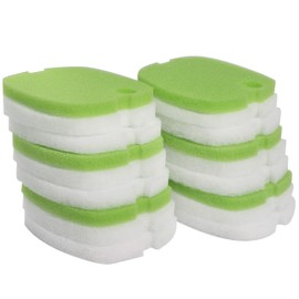 LTWHOME Coarse and Fine Filter Pads Fits Sunsun HW-302/505A Canister (Pack of 18)