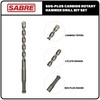 Sabre Tools 8-Piece SDS Plus Drill Bit Set, Carbide Tipped,