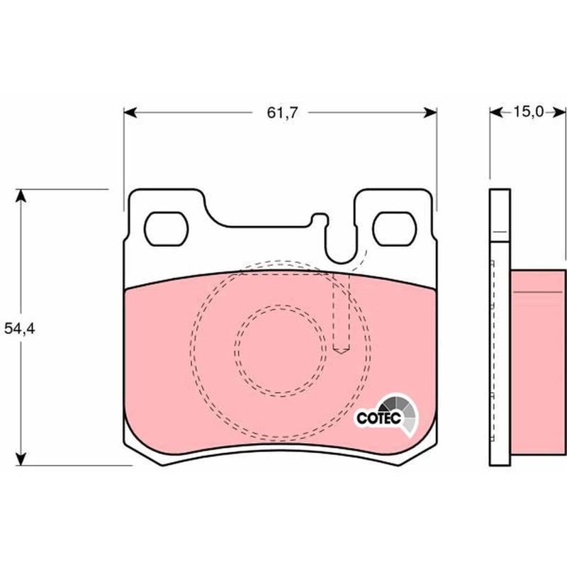 TRW GDB1130 Brake Pad