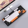 MageGee 75% Mechanical Gaming Keyboard, Yellow Switch, LED White Backlit,