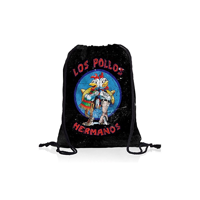 style3 Los Pollos Backpack Bag Gym Bag Sport Jute Bag,
