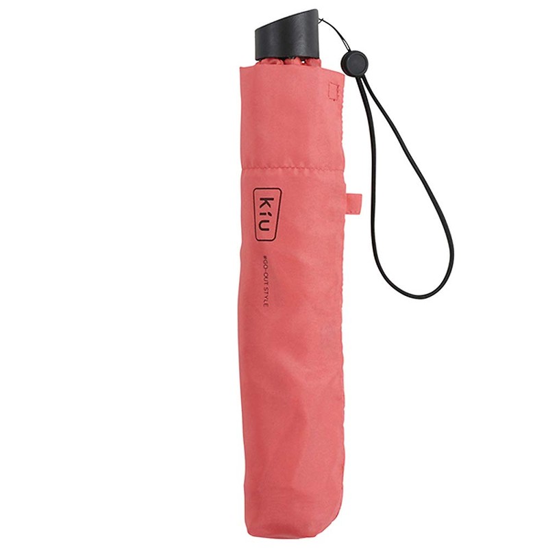 [2022] KiU K136-909 Folding Umbrella, Lightweight, Airlight, Standard Umbrella, Pink,