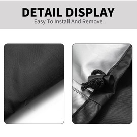 Ollanoos 153cmx35cmx110cm Upright Piano Cover, Polyester Full Upright Piano Cover, Dust Sun Guard Waterproof Replace for Most Upright Pianos