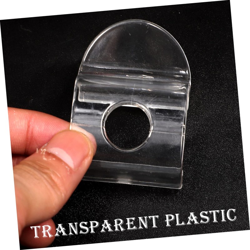 Ciieeo 4pcs Transparent Cordless Shade Handles for Roller Window Blinds