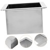 OFFSCH Stainless Steel Drop in Trash Chute Square Countertop Waste