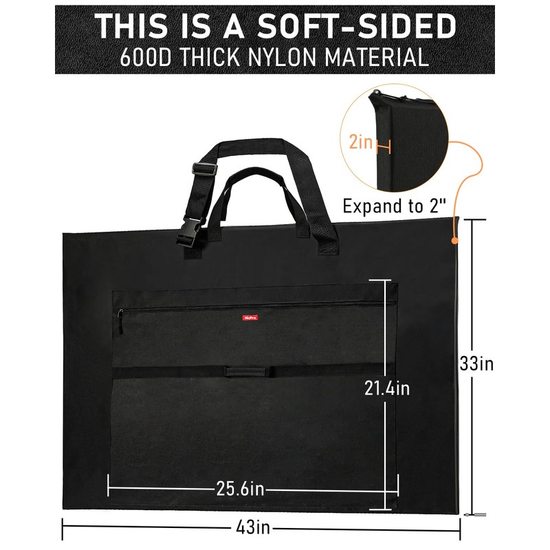 Nicpro Light Weight Art Portfolio Bag, 32 x 42 Inches